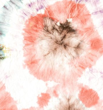 Multicolor Psychedelic Kaleidoscope. Die Hippie Background. Textile Ikat Washed Pattern. 1960 Psychedelic Kaleidoscope. Handmade Ikat Texture. Green Washed Old. Effect