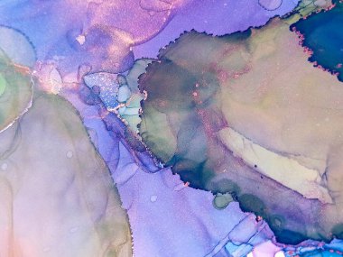 Marble Gold Black. Oil Digital Abstract Design. Silk Airy  Artwork. Girly Modern Marble Gold Black. Subtle Ocean Stripe Background. Gradient Ancient Artwork. Sea Ocean Violet Ink. 