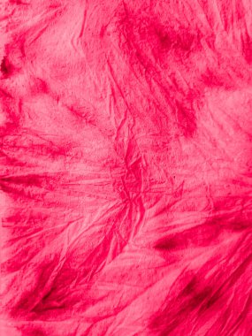 Traditional Tie Dye Pattern. Tye Ikat Closeup Texture. Space Bohemian Dots Fabric. Background Traditional Tie Dye Pattern. Color Organic Kaleidoscope Cloth. Rose Dyed