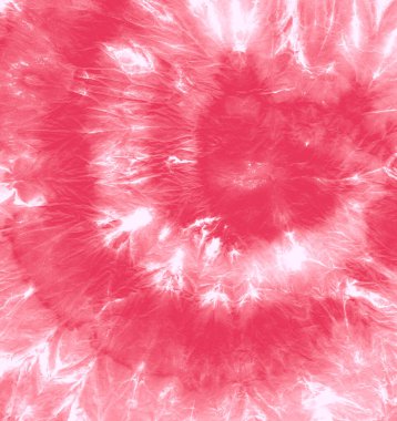 Bohemian Circle Kaleidoscope Hippie.  Die Swirl Texture. Red Kaleidoscope Hippie. Fun 70s Print. Abstract Kaleidoscope Hippie.  Fun Round Tye Print. 1960s Effect.