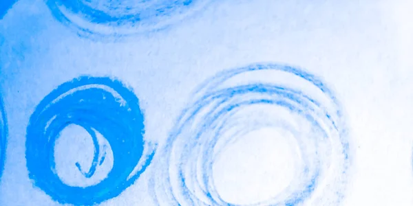 オーバルインディゴカジュアル水彩面 モザイク招待状エレガントな ヒップスターコンフェッティ装飾 背景円 海を描く スカイ — ストック写真