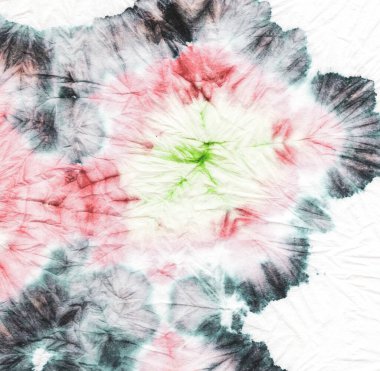 Mint Psychedelic Kaleidoscope. Dye Peace Paint. Tonal Fun Repeat Design. 1970s Psychedelic Kaleidoscope. Watercolor Fun Background. Green Repeat Boho. Trippy