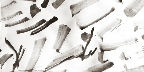 Шаблон Штриха Пензля Золотий Штрих Сплеск Друк Японський Творчий Візерунок — стокове фото
