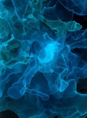 Alkol mürekkebi dokusu. Sanat Işığı Soyut Duvarı. Deniz Fırçası Sanat Çalışması. Neon Parıltısı Alkol Mürekkep dokusu. Duman Lüks Su Sıçratma Arkaplanı. Mermer Eski Tuval. Sıvı Çerçeve Deniz Damlası