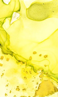 Alkol Mürekkebi Sanatı. Akan Zarif Duvar. Renkli tuvali karıştır. Altın Derece Alkol Mürekkep Sanatı. Solgun Grafik Çizimi İllüstrasyonu. Alkolik sanat eserleri. Hassas Sarı Alkol Mürekkebi Sanatı. 