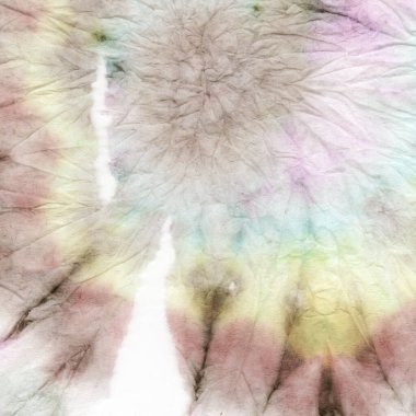 Yıllanmış kravat boyası girdabı. Tiedye Style Doku. Renkli fırça dokusu. 70 'lerin kravat boyası girdabı. Suluboya Eğlence Tasarımı. Kahverengi Dekorasyon Parlak Sanatlar. Tye Hippi Pastası.