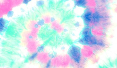  İndigo Suluboya Batik Tekrar. Tiedye Yıka Gömlek Arkaplanı. Shibori Renkli Kaleydoskop Suluboya Batik Tekrar. El yapımı Nane Çizimi. Tiedye Print. Pamuk Kültürü.