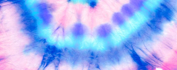 Blaues Aquarell Batik Wiederholung Das Spiralseidenmuster Baumwolle Modern Kaleidoskop Aquarell — Stockfoto