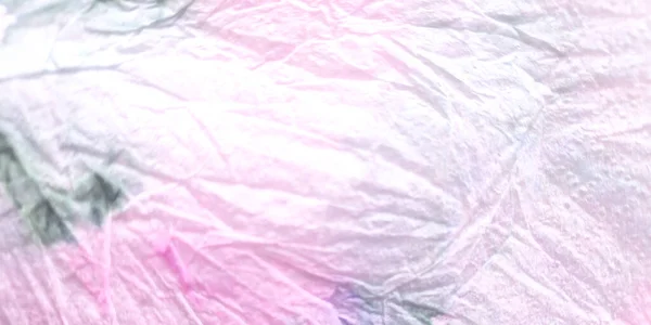Bind Dye Waves Tiedye Närbild Rosa Textil Wave Silk Ink — Stockfoto