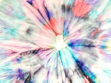 Boya dokusu. Tye Modern Bohem Sembolü. Gökkuşağı İpek Yuvarlak Yazısı. Arka plan boya dokusu. Renkli Galaksi Soyut Duvar Kağıdı. Boyalı Leke.