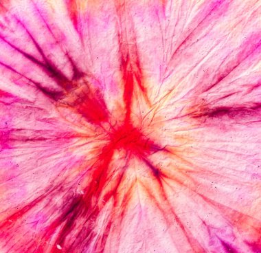  Beyaz kravat boyası, boyanmış Batik Light Tasarım. Çamaşır suyu, basit bir süs kravat boyası. Geleneksel pembe arka plan. Eğlenceli kravat boyası, renkli kravat boyası. Boyalı.