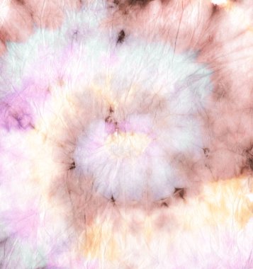 Sıcak kravat boyası girdabı. Tye Circular Tasarım. Efekt Ikat Soyut Deseni. 1970 'lerin kravat boyası girdabı. El yapımı Eski Doku. Mavi Soyut Tekstil Sanatı. Tye Round Kız.