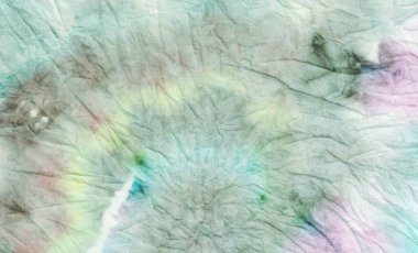  Gri suluboya Batik tekrar. Boyalı Spiral boya deseni. Tatil Psikedelik Suluboya Batik Tekrarlama Etkisi. El yapımı yeşil illüstrasyon. Boho 'yu bağla. Doku Giysisi.