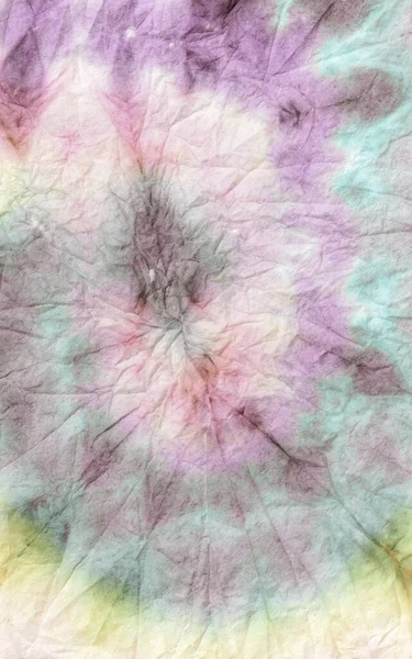 Aquarell Kleidung Psychedelisches Kaleidoskop Tye Circular Art Braunes Psychedelisches Kaleidoskop — Stockfoto