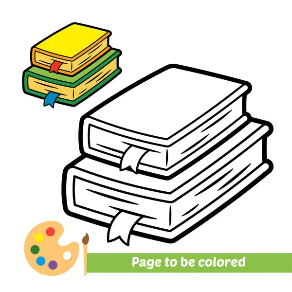 Coloring Book Kids Book Vector — Stockvektor