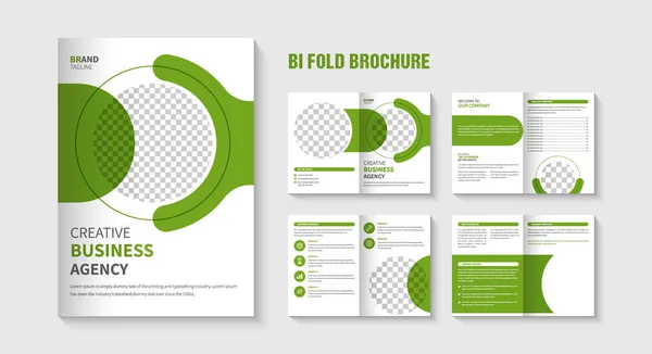 Bedrijfsprofiel Brochure Template Ontwerp Creatief Modern Corporate Business Brochure Lay — Stockvector