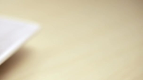 Макро Крупним Планом Відео Чудових Ляльок Сальвадору Фаршированих Сумішшю Квасолі — стокове відео