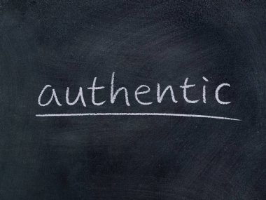 karatahta arka planında otantik konsept kelime