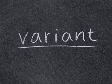 Tahta arkaplanındaki değişken konsept kelime