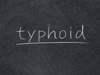 Tahta arka planda tifo kavramı kelimesi