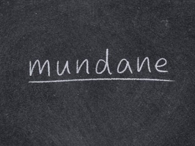 Tahta arka planda sıradan konsept kelime