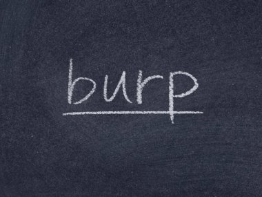 Tahta arka planda geğirme kavramı kelimesi