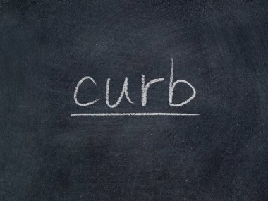 Tahta arka planda kaldırım kavramı kelimesi