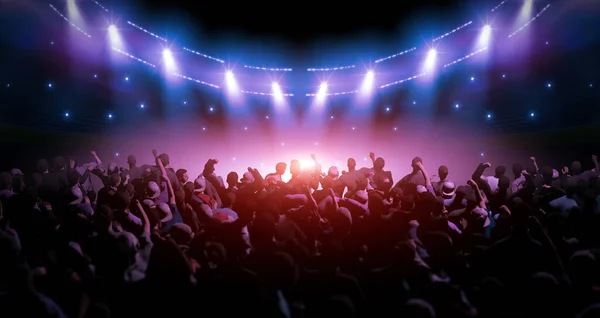 Concert Night Background Rendering — Stock Photo, Image