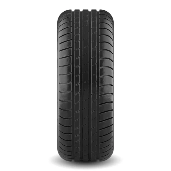 Car Tire White Background Rendering — Stock Photo, Image