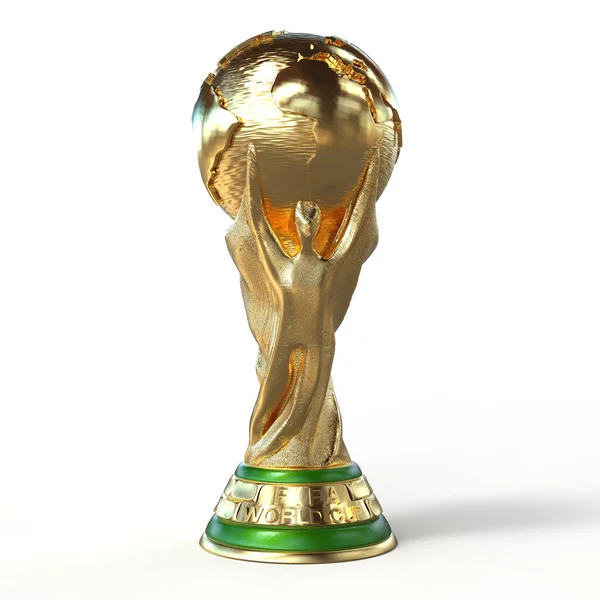 Coppa Del Mondo Fifa Qatar 2022 Coppa Modellata Resa — Foto Stock