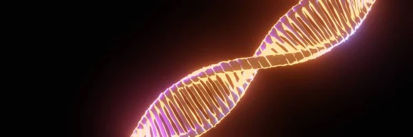 Dna Rendering Wissenschaft Oder Medizinischer Hintergrund — Stockfoto