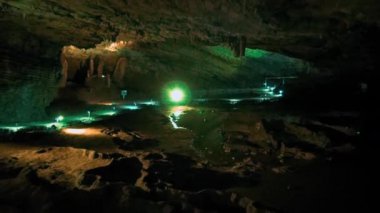 View inside Vjetrenica cave in Bosnia and Herzegovina.