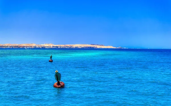 Verkehrszeichen Roten Meer Bei Hurghada Ägypten — Stockfoto