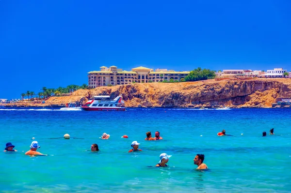 Sharm Sheikh Egypt July 2021 Tourists Daily Activity Sharm Sheikh — 스톡 사진