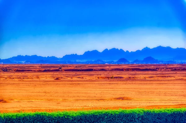 Paesaggio Del Deserto Vicino Sharm Sheikh Egitto — Foto Stock