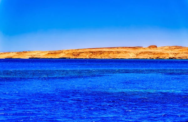 Mar Vermelho Arquipélago Paisagem Durante Dia Ensolarado Verão Perto Sharm — Fotografia de Stock