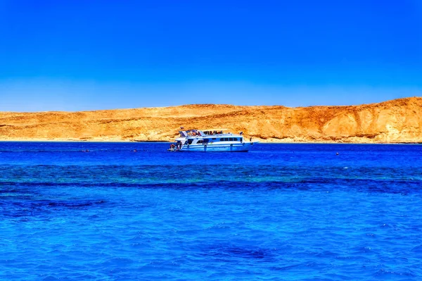 Sharm Sheikh Egyiptom Július 2021 Búvárkodás Turisztikai Kirándulás Során Napi — Stock Fotó