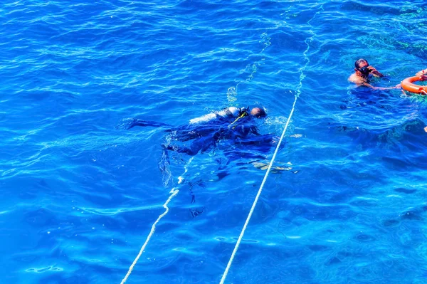 Sharm Sheikh Egypt Července 2021 Potápění Turistické Výlety Během Denní — Stock fotografie