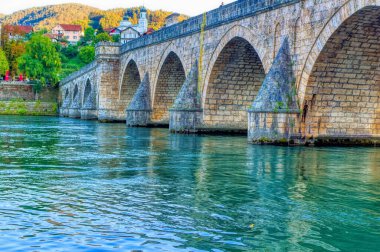 Mehmed pasha Sokolovic bridge in Visegrad, Bosnia and Herzegovina.