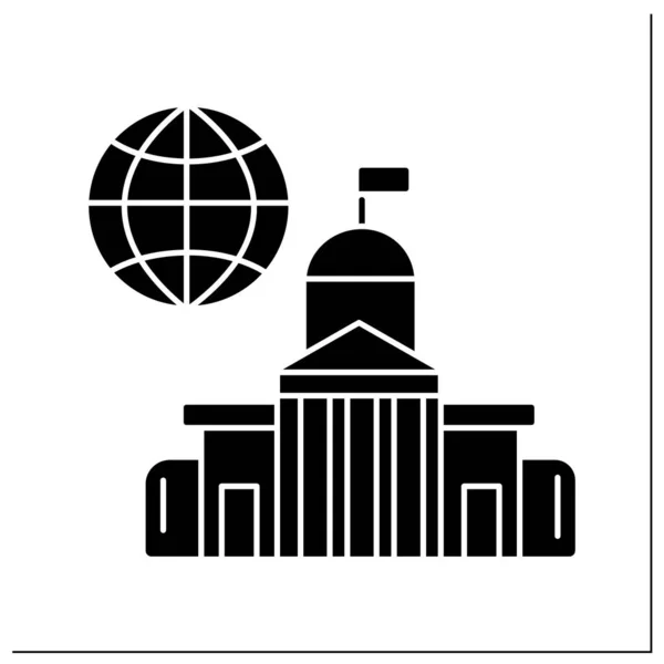 Символ посольства — стоковый вектор