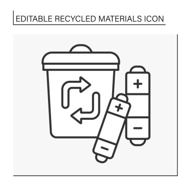 Atık çizgi simgesi