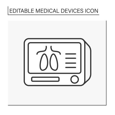  Tıbbi izleme çizgisi simgesi