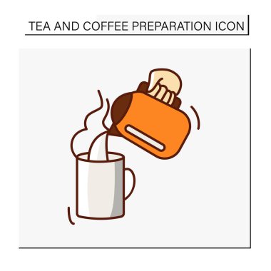  Sıcak içecek renk simgesi