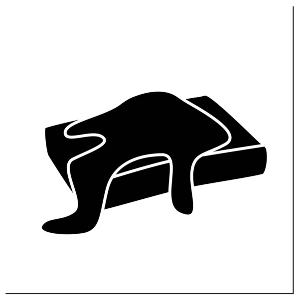 Symbolbild für Waffelglyphen — Stockvektor