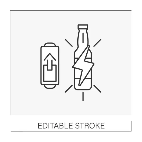 Ikona čáry alkoholu — Stockový vektor