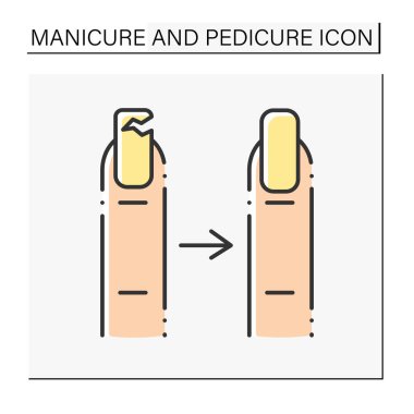 Tırnak onarımı renk simgesi