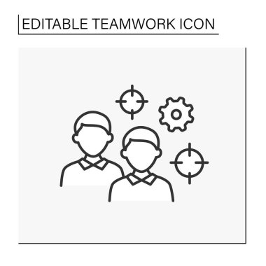 Hedef satırı simgesi