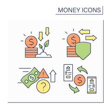 Para rengi simgeleri ayarlandı