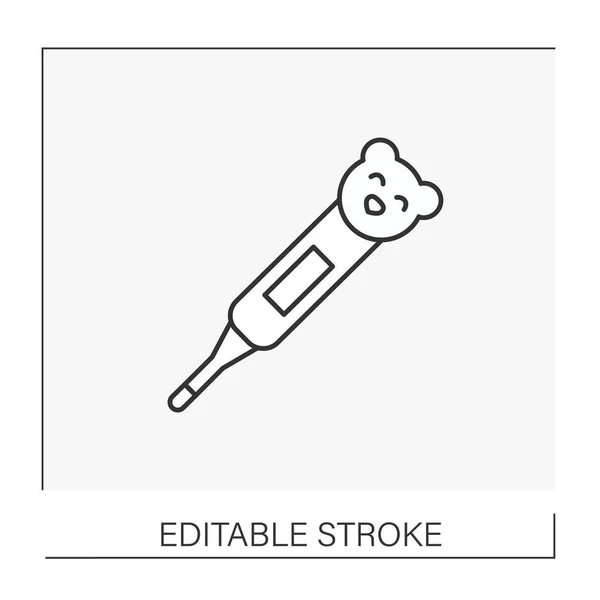 Icono de línea de atención médica — Vector de stock