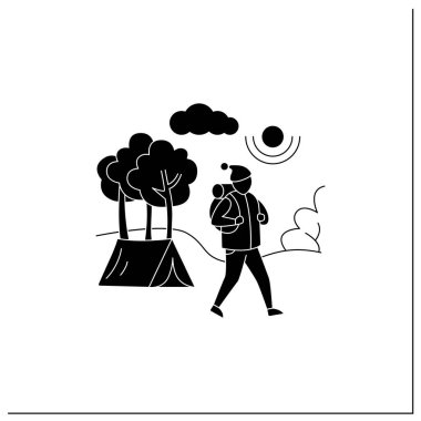 Friluftsliv kabartma simgesi